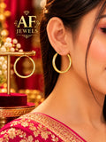 Gold polish Hoop waliya 05