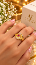 Micro Gold 7 nmbr ring size 014