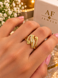 Micro Gold Ring 8 nmbr size -05