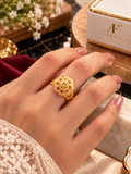 Micro Gold 8 nmbr ring size 019