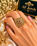 Antique polish Adjustable Rings 18