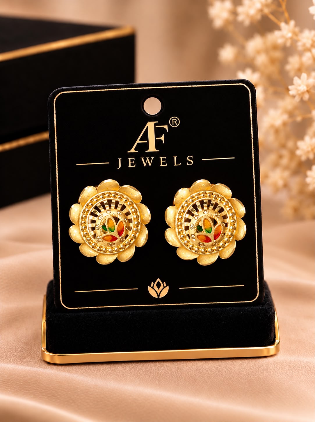 Micro gold Earrings firki 01