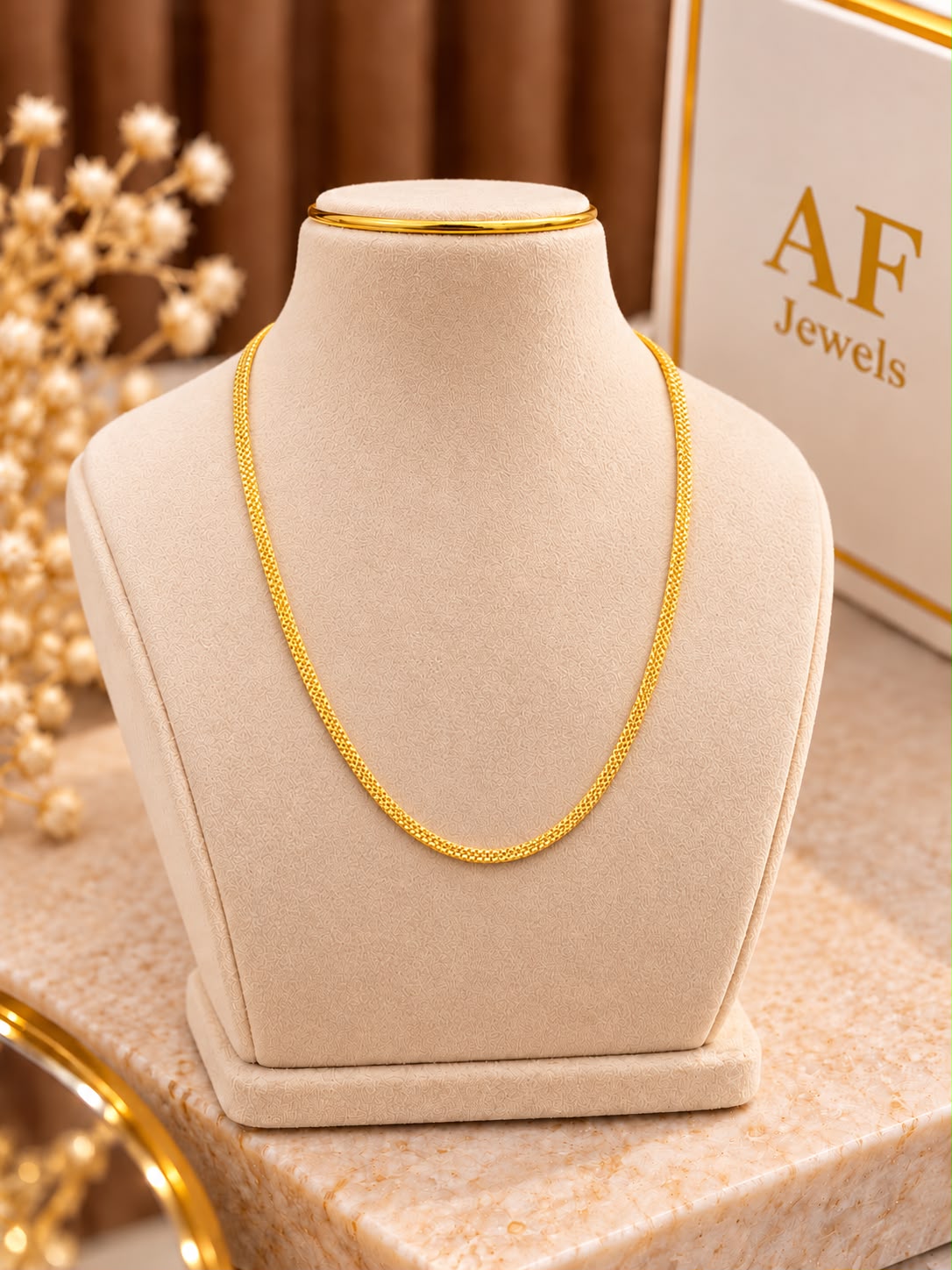 Micro Gold 2 Patti chain