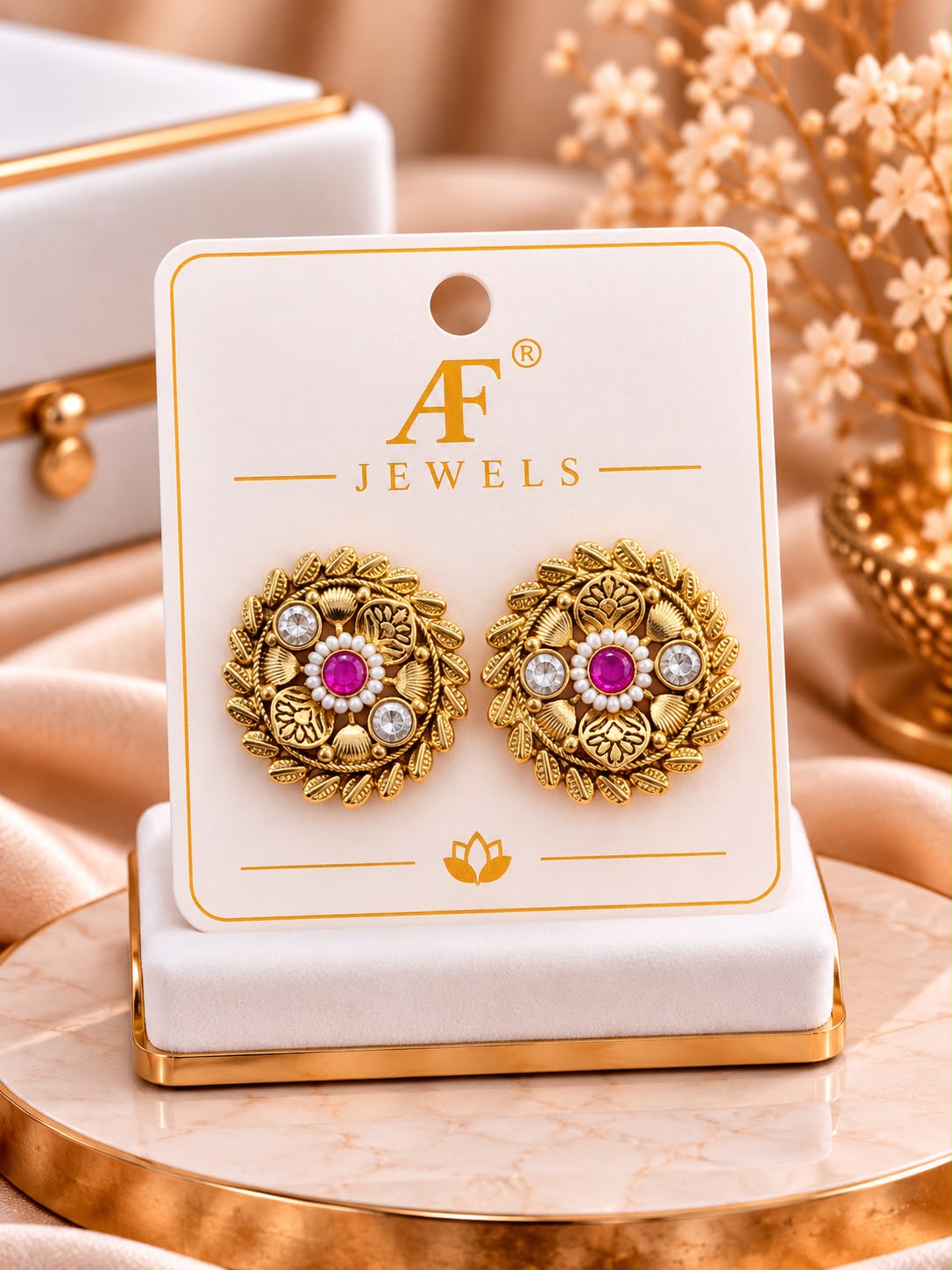 Antique Earrings 3 Colour option
