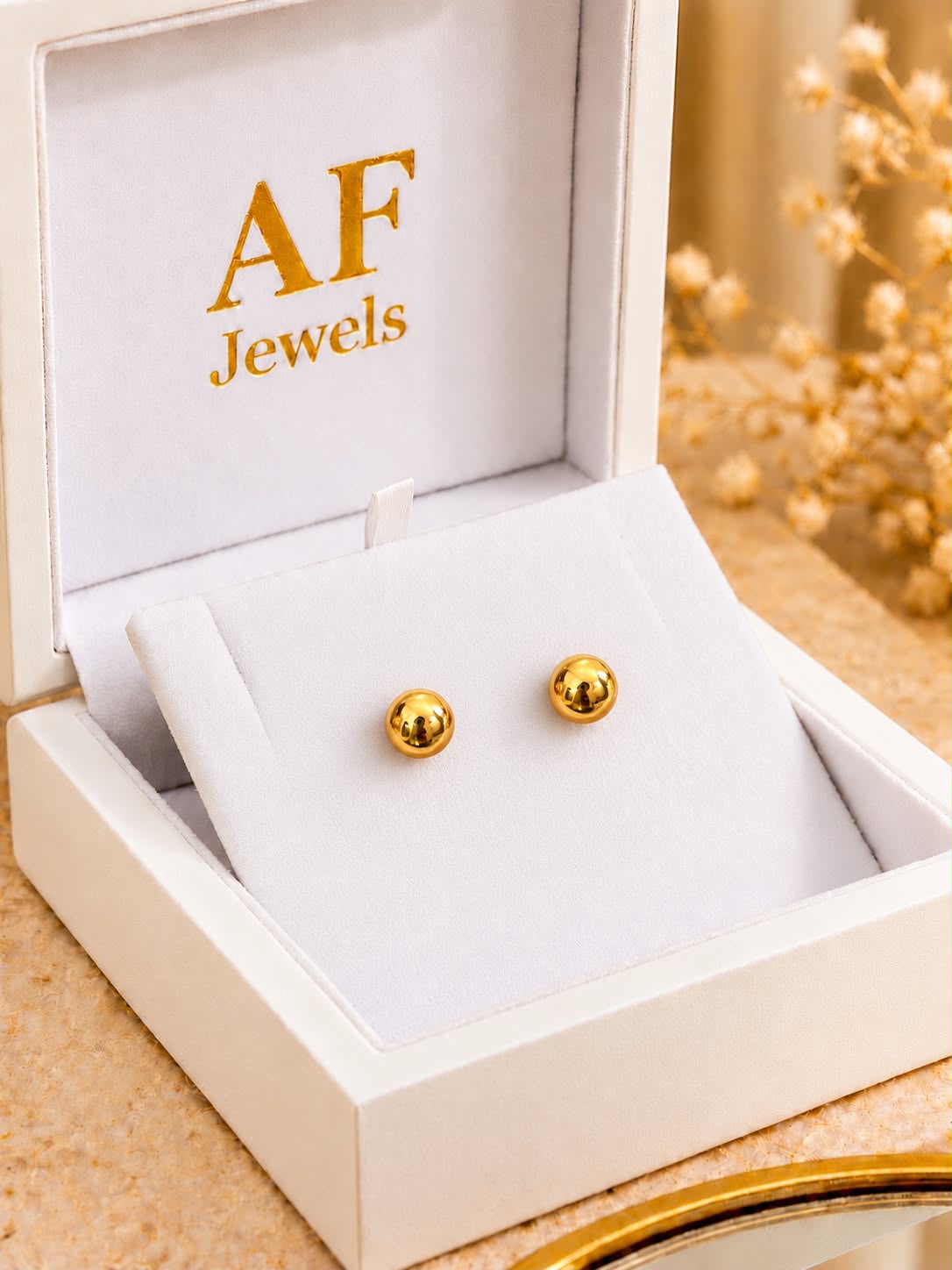micro gold Earrings makku