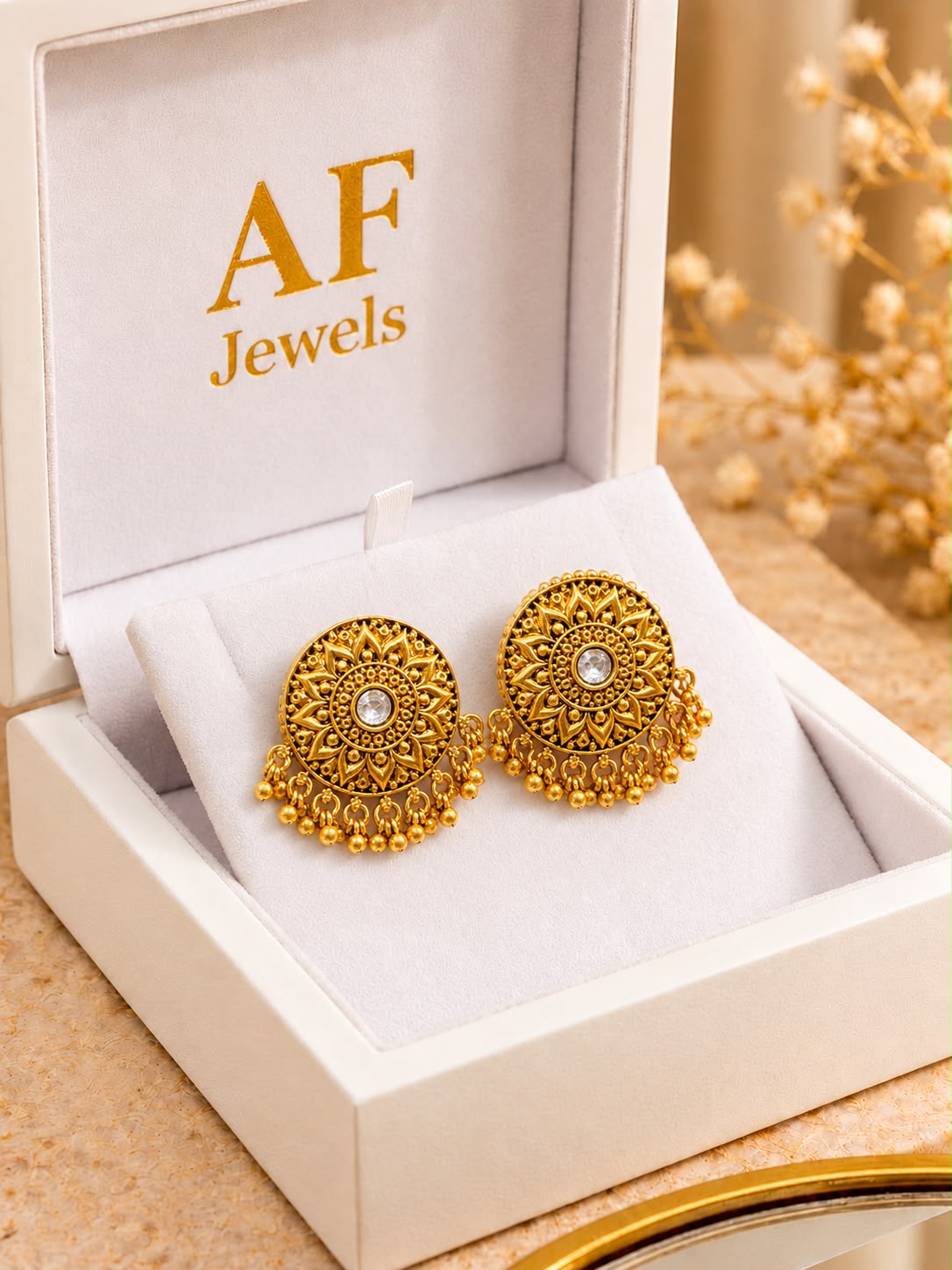 Antique  Earrings 3 colour option