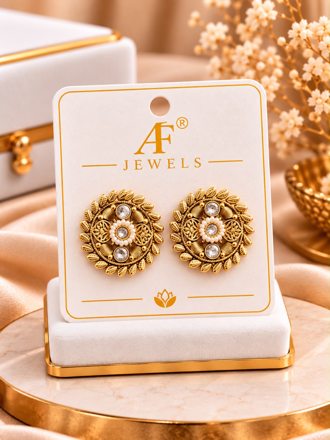 Antique Earrings 3 Colour option