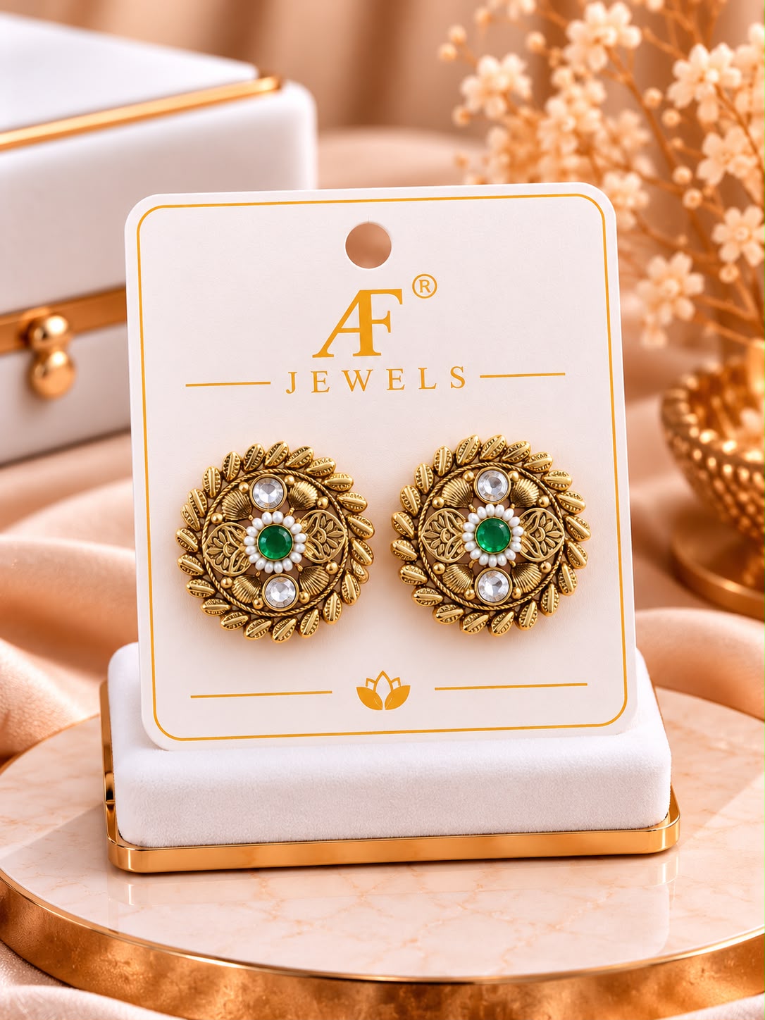 Antique Earrings 3 Colour option